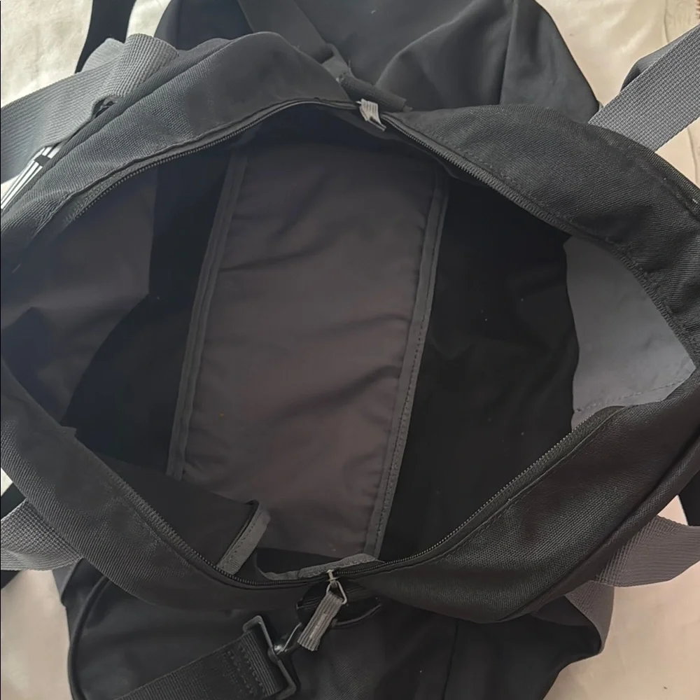 Nike Black and Gray Duffel Bag